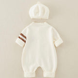 Teddy Bear Baby & Toddler Romper with Hat