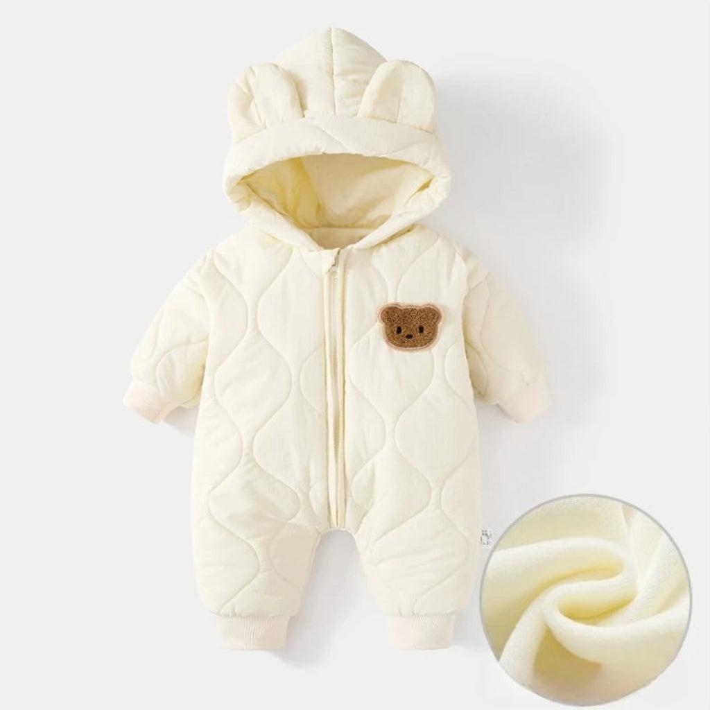 Toddler Unisex Playful Winter Hooded Jumpsuit