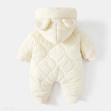 Toddler Unisex Playful Winter Hooded Jumpsuit