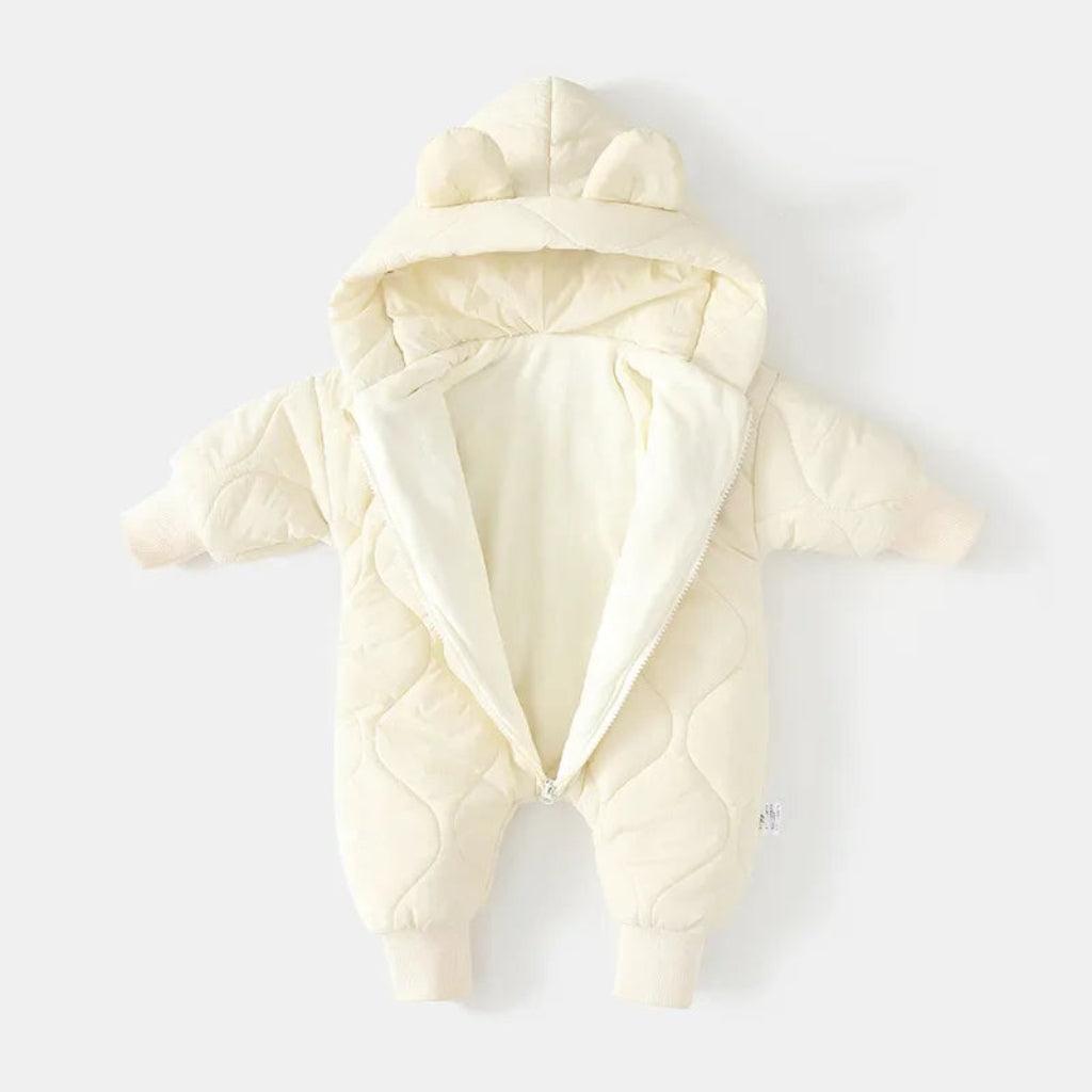 Toddler Unisex Playful Winter Hooded Jumpsuit