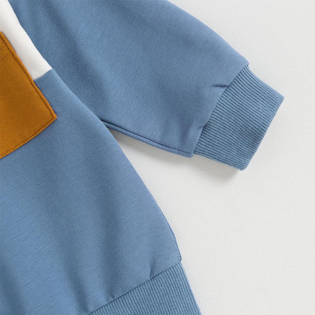 Toddlers' Unisex Colorblock Patch Sweater Set