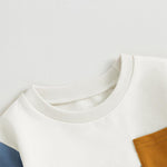 Toddlers' Unisex Colorblock Patch Sweater Set