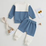 Toddlers' Unisex Colorblock Patch Sweater Set