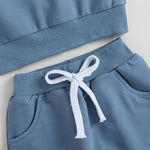 Toddlers' Unisex Colorblock Patch Sweater Set