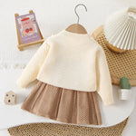 Toy Bunny Sweater & Skirt Set