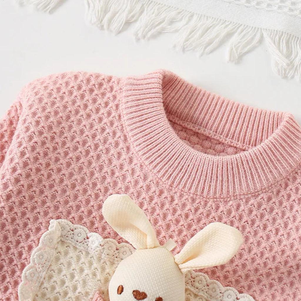 Toy Bunny Sweater & Skirt Set