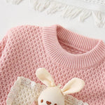 Toy Bunny Sweater & Skirt Set