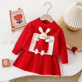 Toy Bunny Sweater & Skirt Set