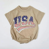 USA 4th of July Baby Bodysuit