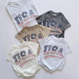 USA 4th of July Baby Bodysuit