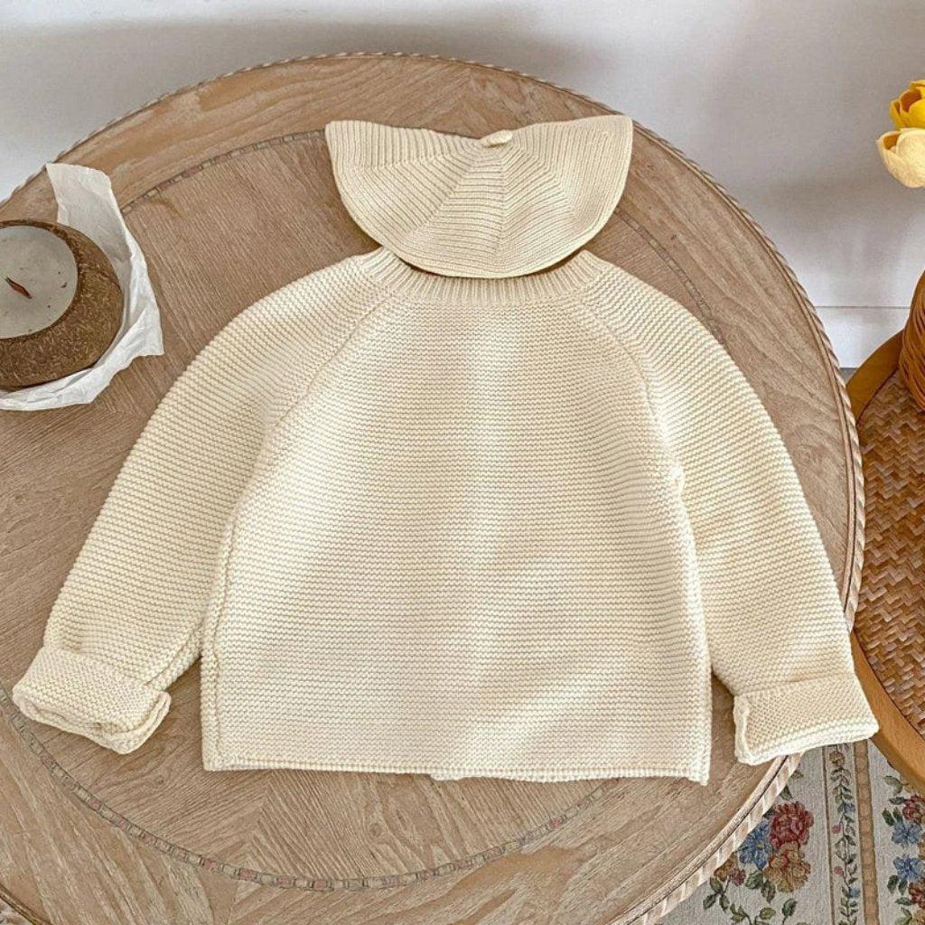 Unisex Baby Embroidered Cotton Cardigan
