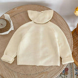 Unisex Baby Embroidered Cotton Cardigan