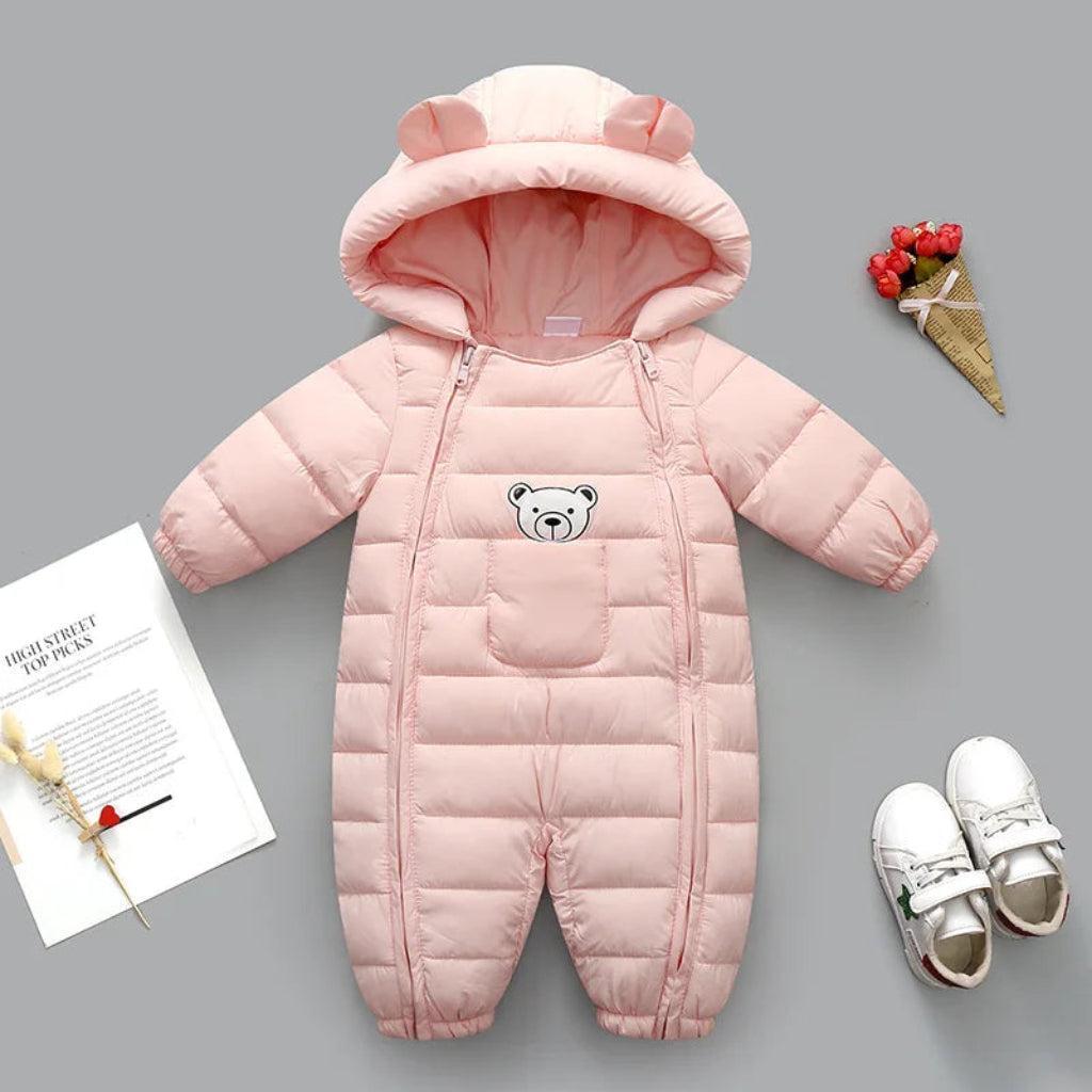 Unisex Baby Teddy Bear Snowsuit