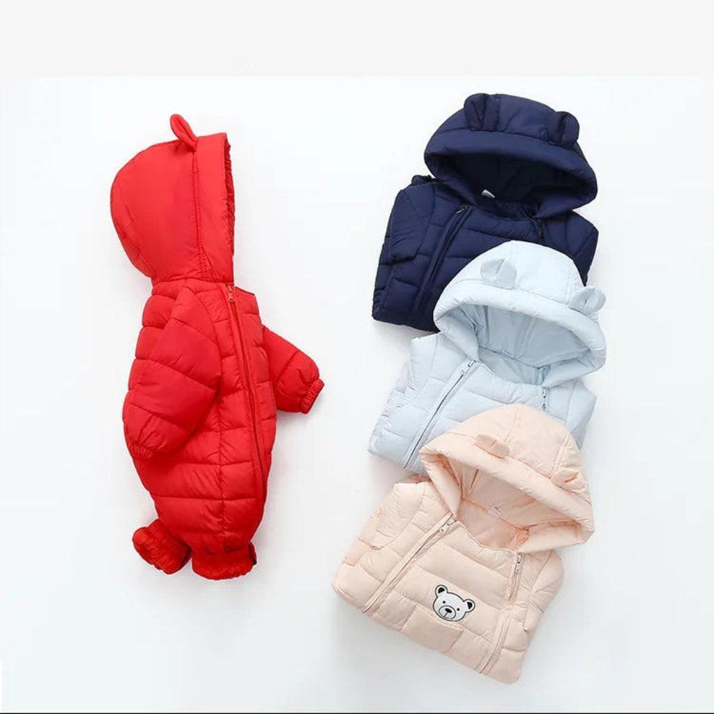 Unisex Baby Teddy Bear Snowsuit