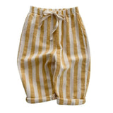 Unisex Beach-Day Striped Pants