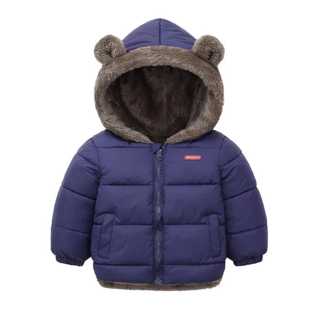 Unisex Bear Ear Winter Jacket with Ski Pants