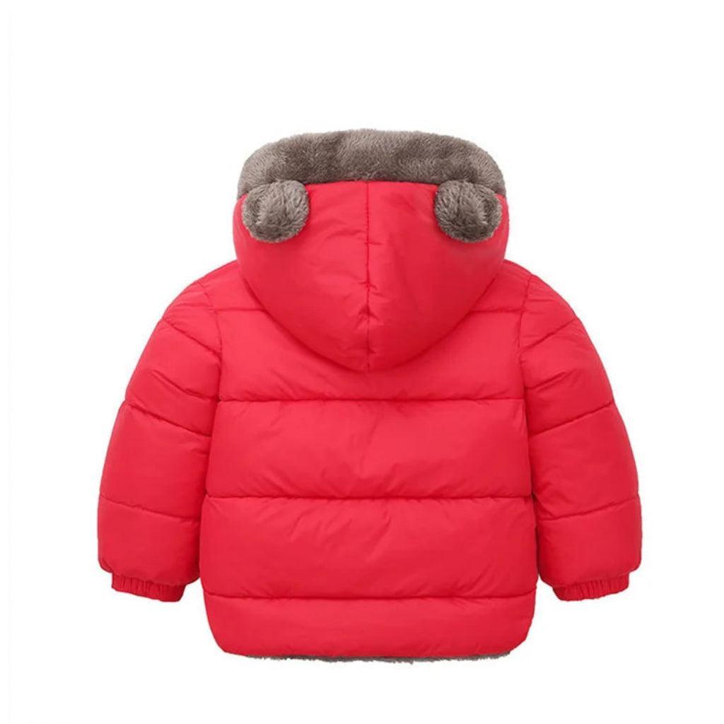 Unisex Bear Ear Winter Jacket with Ski Pants