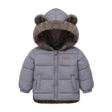 Unisex Bear Ear Winter Jacket with Ski Pants