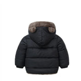Unisex Bear Ear Winter Jacket with Ski Pants