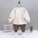 Unisex Cartoon Animal Sweatshirt Sets