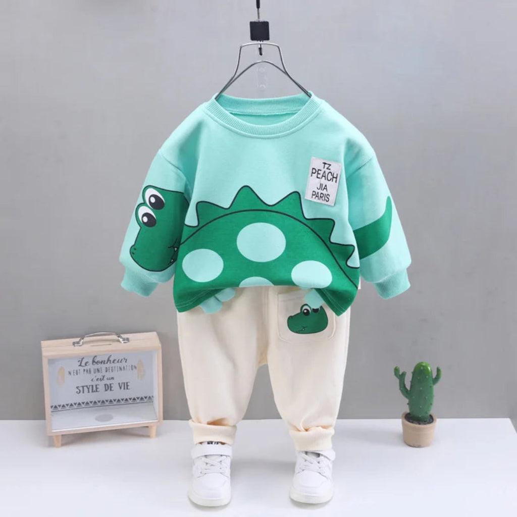 Unisex Cartoon Animal Sweatshirt Sets