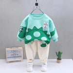 Unisex Cartoon Animal Sweatshirt Sets