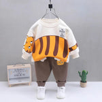 Unisex Cartoon Animal Sweatshirt Sets