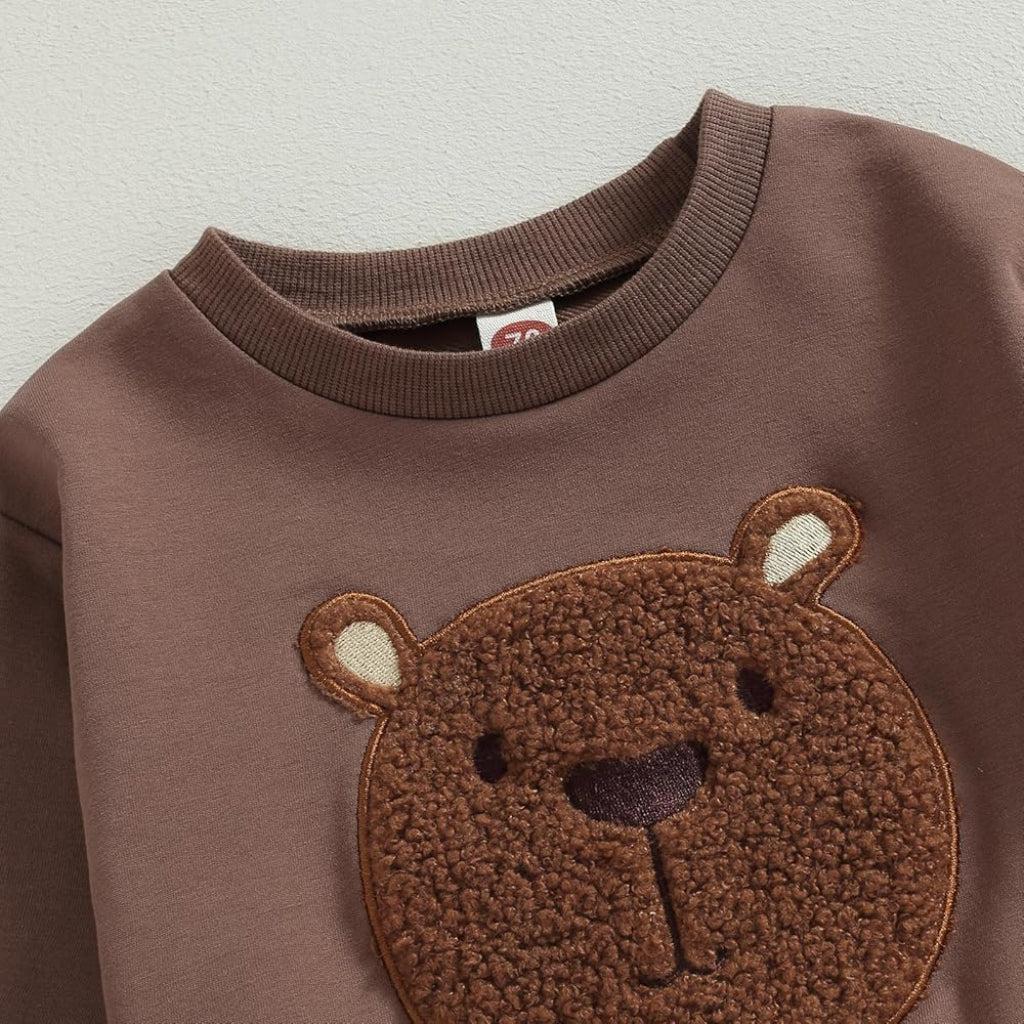 Unisex Cozy Cub Brown Bear Set