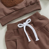Unisex Cozy Cub Brown Bear Set