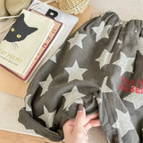 Unisex Cozy Star Pattern Pants