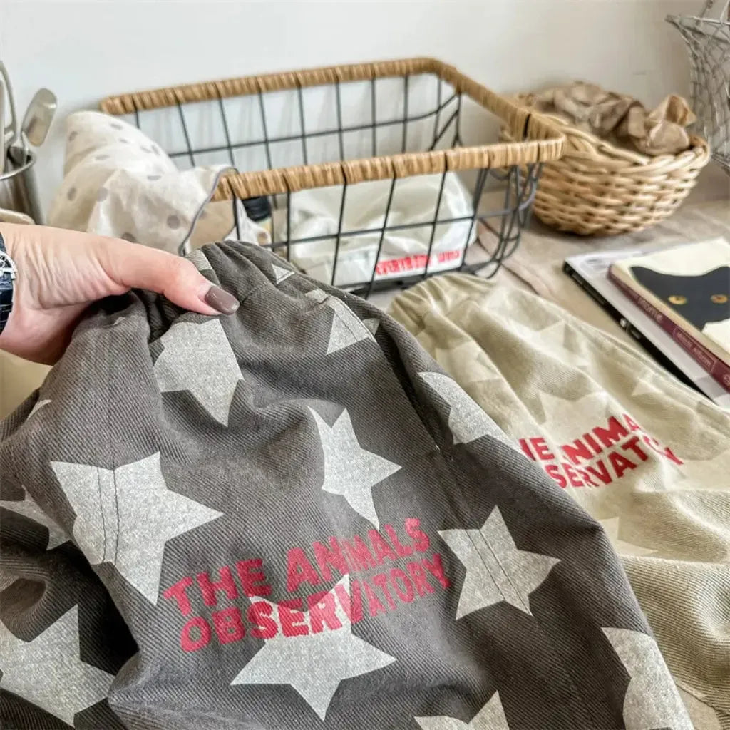 Unisex Cozy Star Pattern Pants