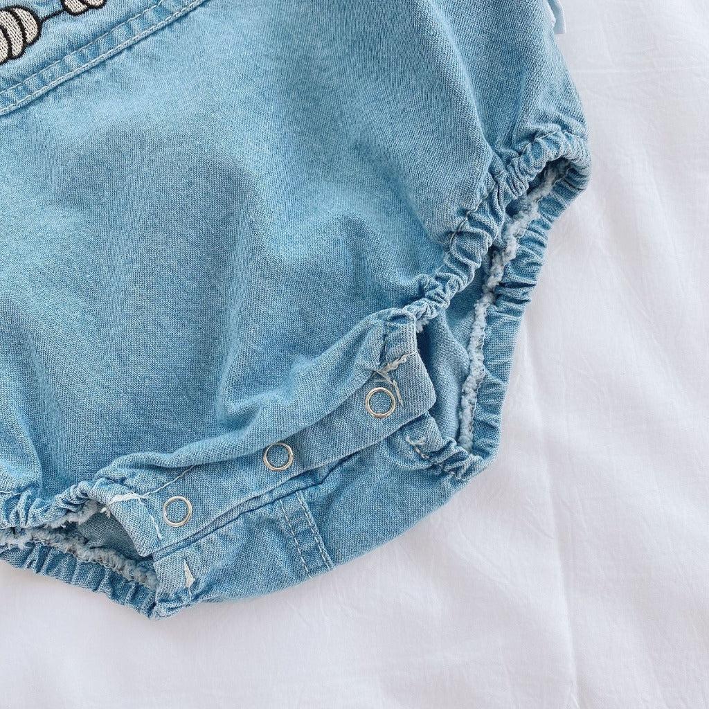 Unisex Denim Baby & Toddler Romper