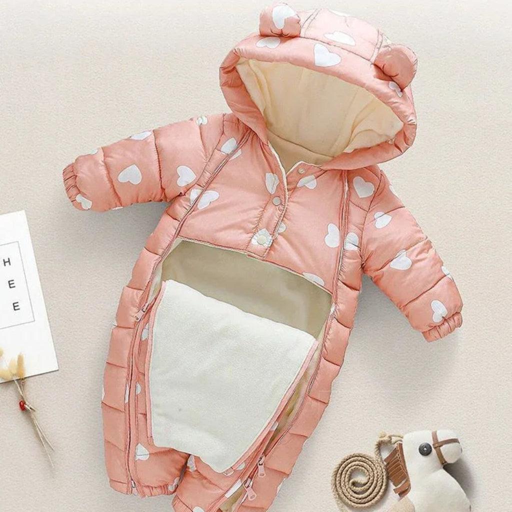 Unisex Easy Diaper Change Baby Snowsuit