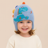 Unisex Embroidered Dino Beanie/Hat