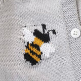 Unisex Knitted Bee Romper