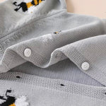 Unisex Knitted Bee Romper