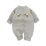 Unisex Knitted Bee Romper