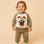 Unisex Puppy Boys' Sweatshirt & Pants Set