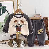 Unisex Puppy Boys' Sweatshirt & Pants Set