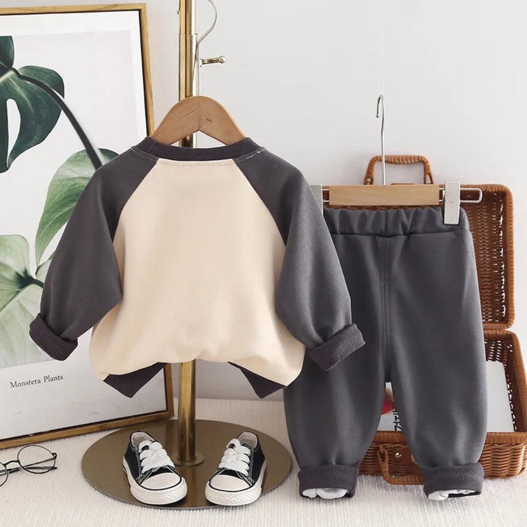 Unisex Puppy Boys' Sweatshirt & Pants Set