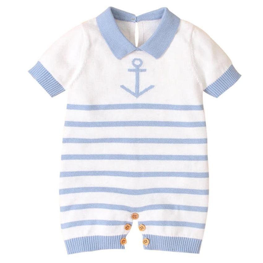 Unisex Sailor Marine Baby Romper
