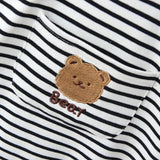 Unisex Striped Boho Overalls