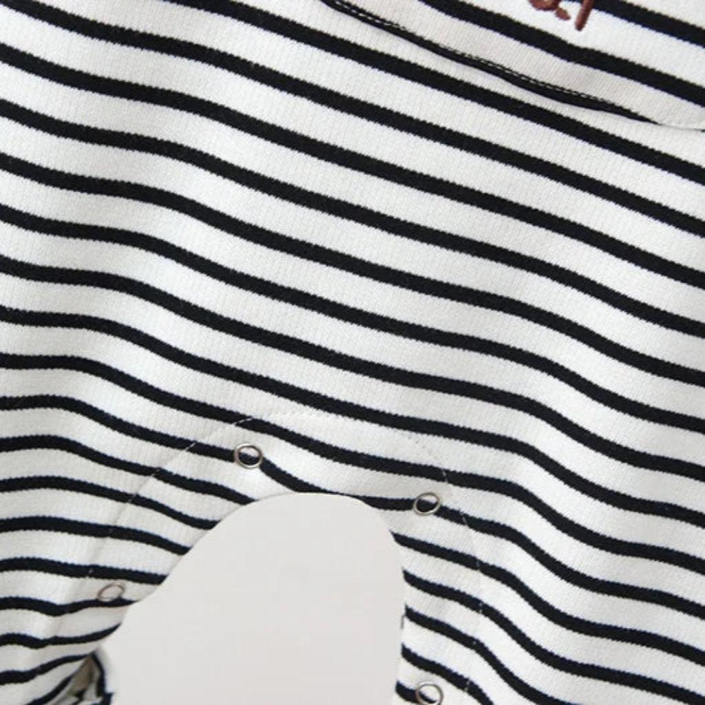 Unisex Striped Boho Overalls