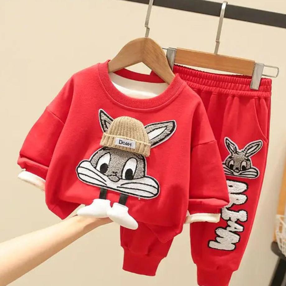 Unisex Warm Bunny Sweater & Pants Set