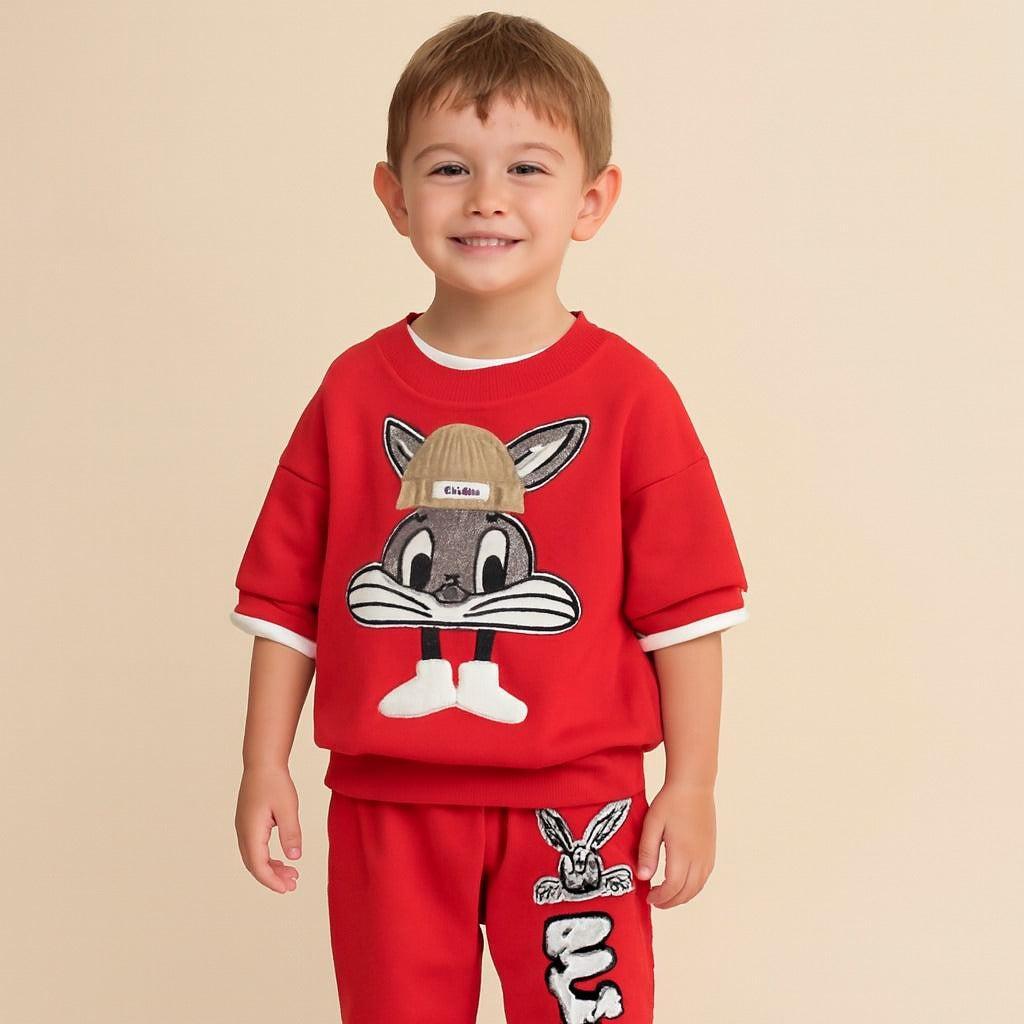 Unisex Warm Bunny Sweater & Pants Set