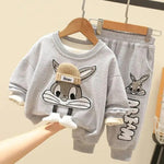 Unisex Warm Bunny Sweater & Pants Set