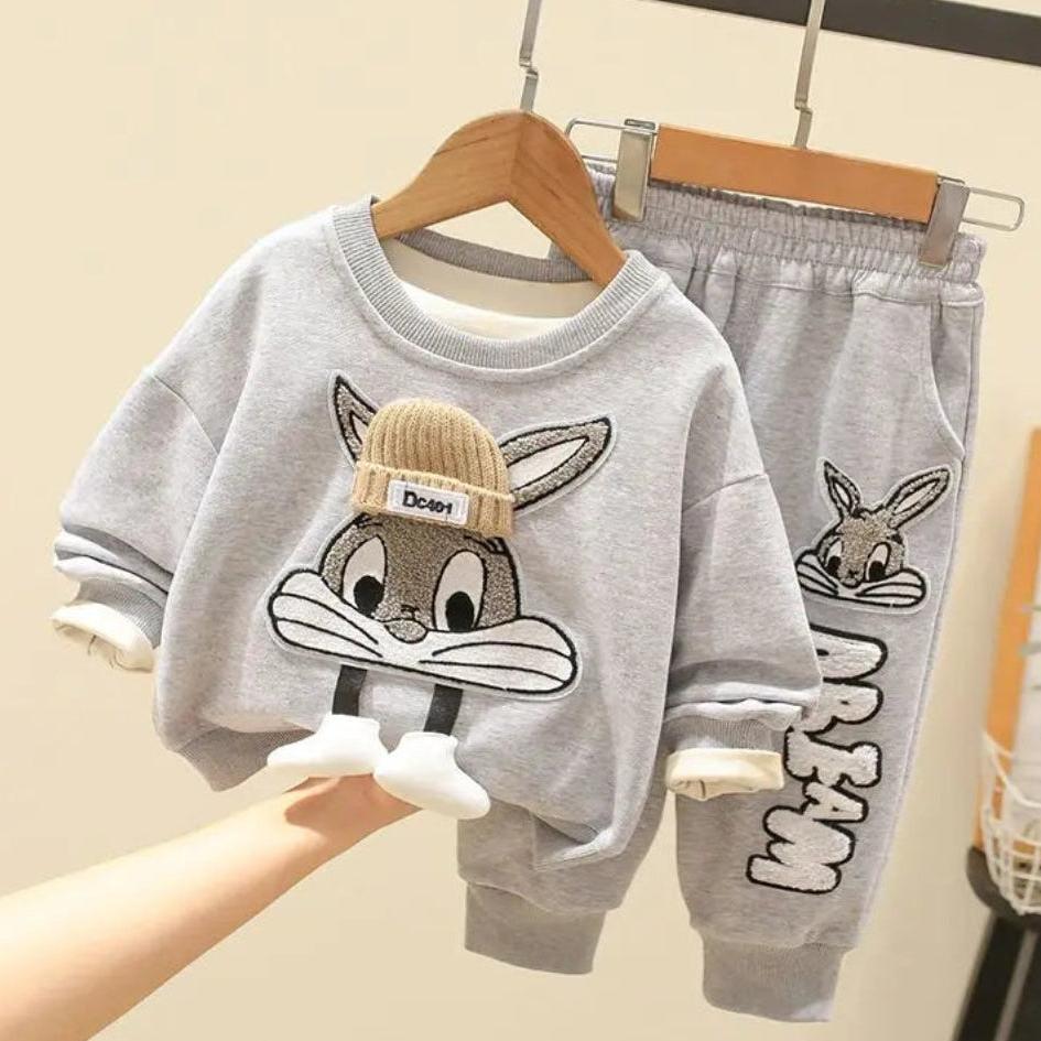 Unisex Warm Bunny Sweater & Pants Set