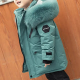 Unisex Warm Winter Jacket with Faux Fur
