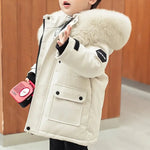 Unisex Warm Winter Jacket with Faux Fur