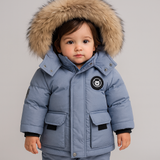 Unisex Winter 2-Piece Ski Snowsuit Puffer Jacket and Pants Set